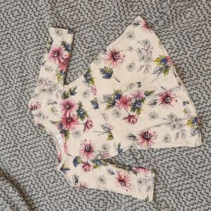 Gap Floral Causal Fit and Flare Dress Size 18-24 M